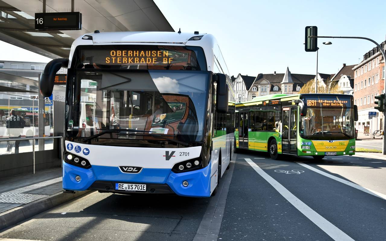 Elektrobus in Bottrop