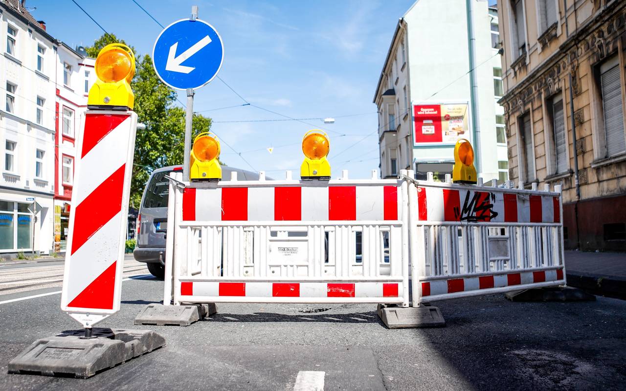 Baustelle Tagesbruch