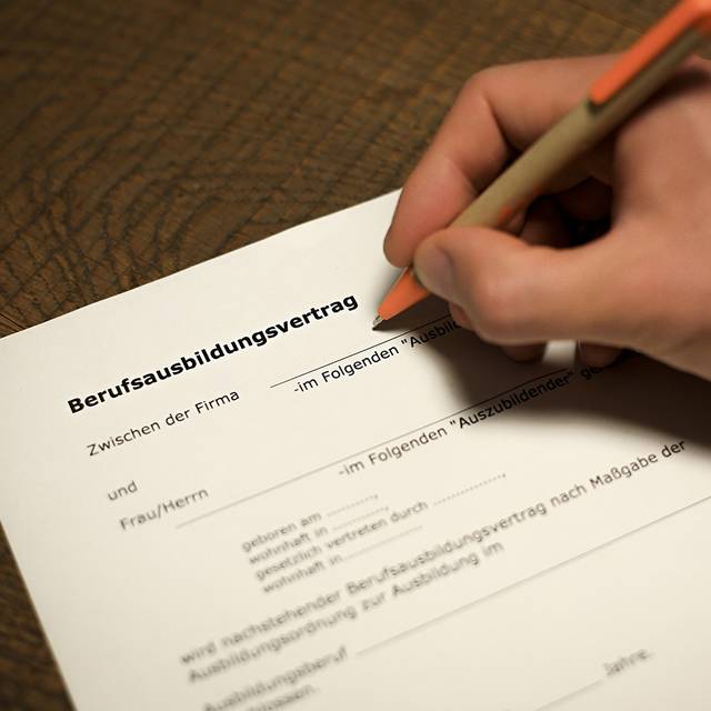 Ausbildungsvertrag