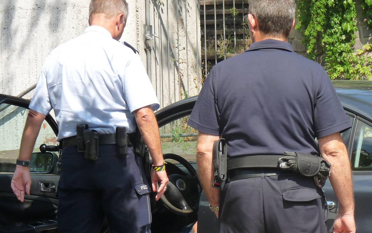 Kontrolle der Polizei