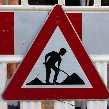 Bauarbeiten Baustelle