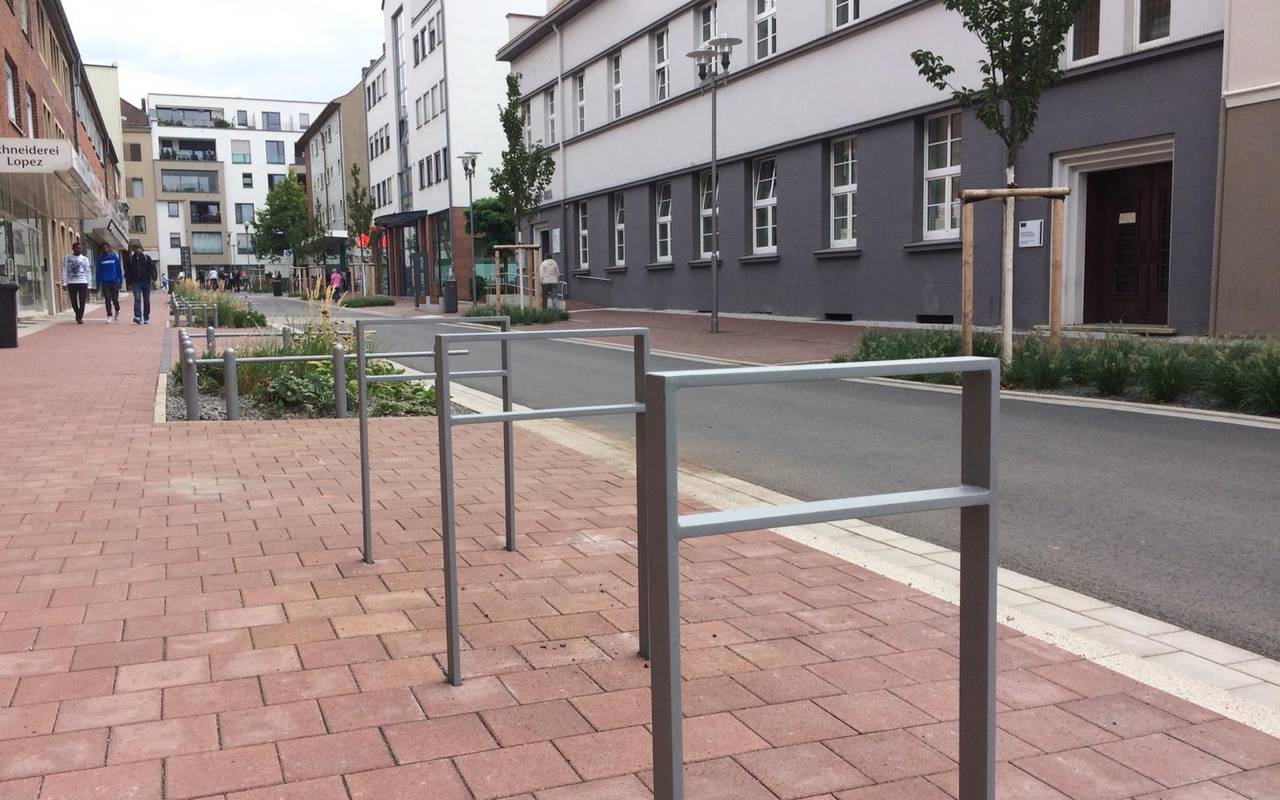 Friedrichstraße in Gladbeck nach dem Umbau