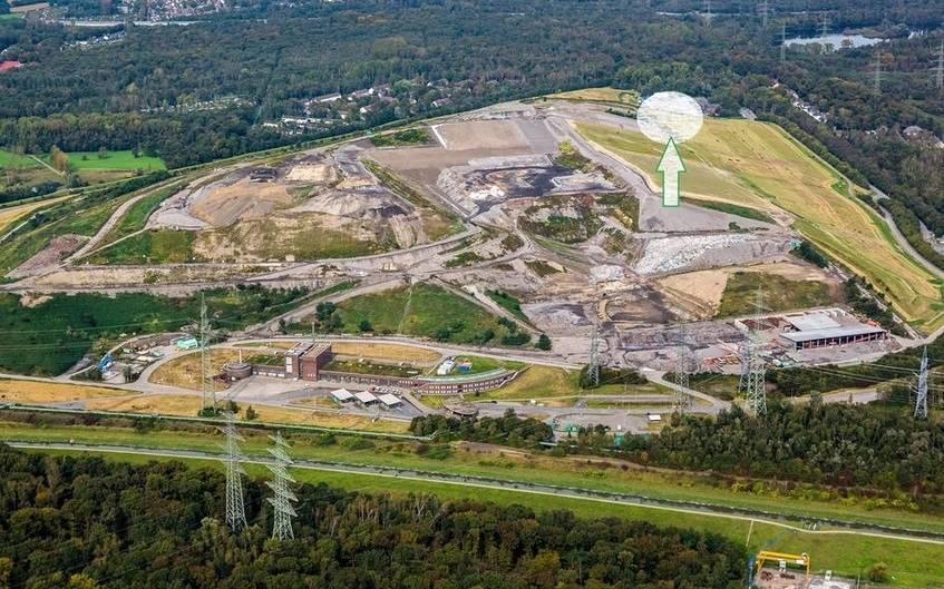 Mülldeponie im Emscherbruch Zentraldeponie