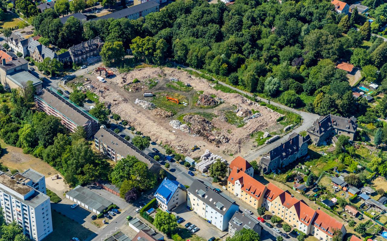 Abriss Schlägel & Eisen-Siedlung Gladbeck