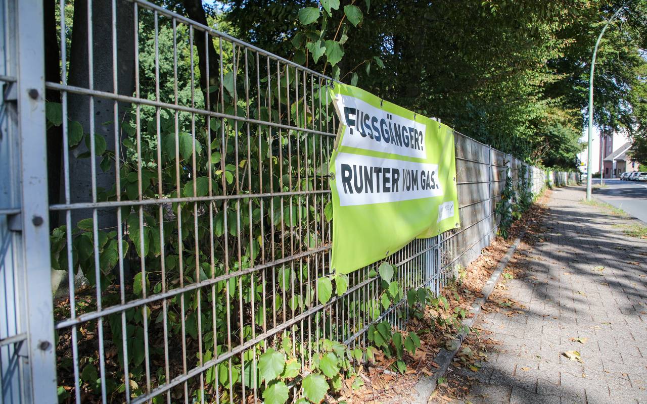 Beispiel wildes Plakatieren