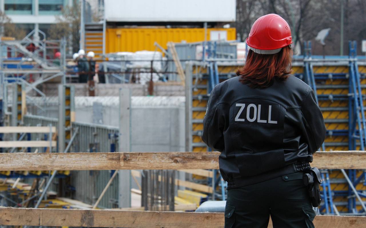 Zoll auf der Baustelle