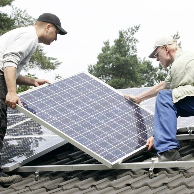 Solaranlage Hausdach
