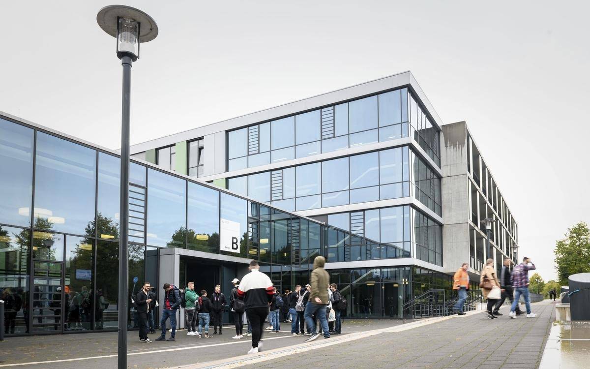 Der Eingang der Westfälischen Hochschule in Gelsenkirchen.