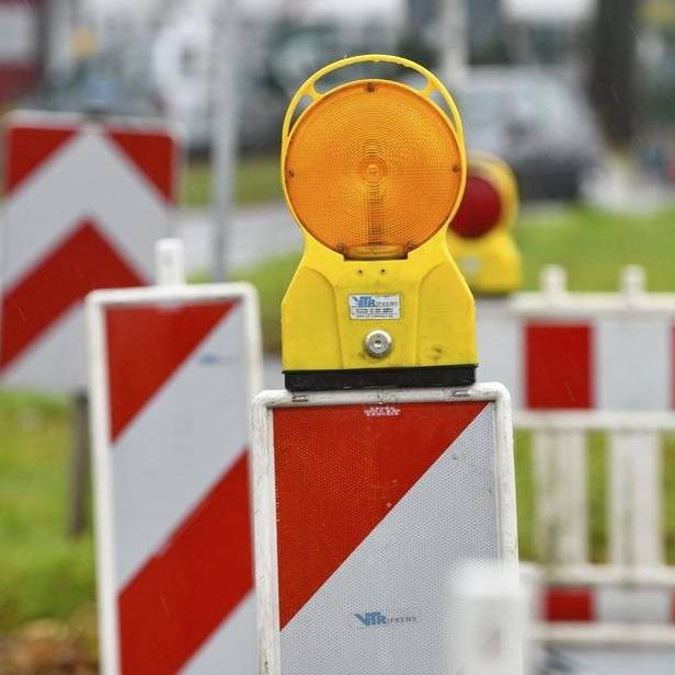 Absperrung Baustelle