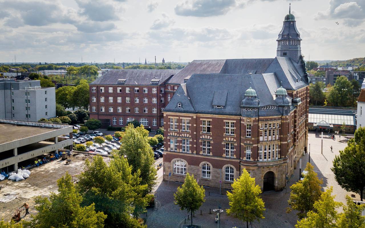 Luftbild des Verwaltungsgerichts in Gelsenkirchen