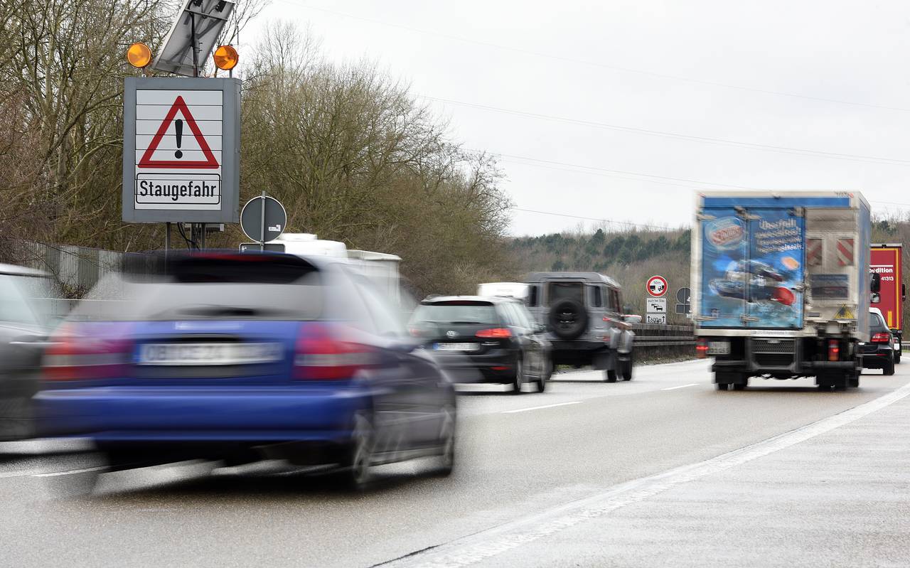 Die A42 bei Gelsenkirchen