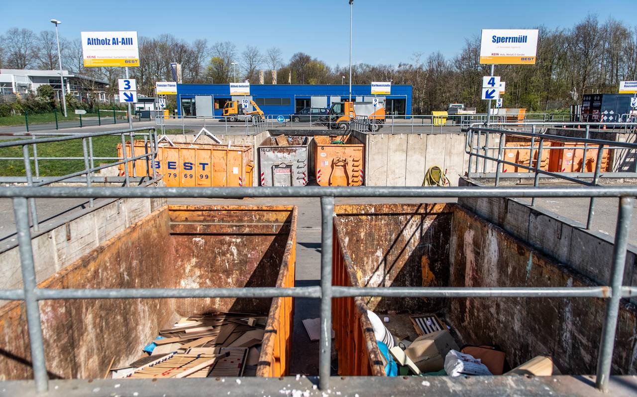 Der Recyclinghof Donnerberg in Bottrop