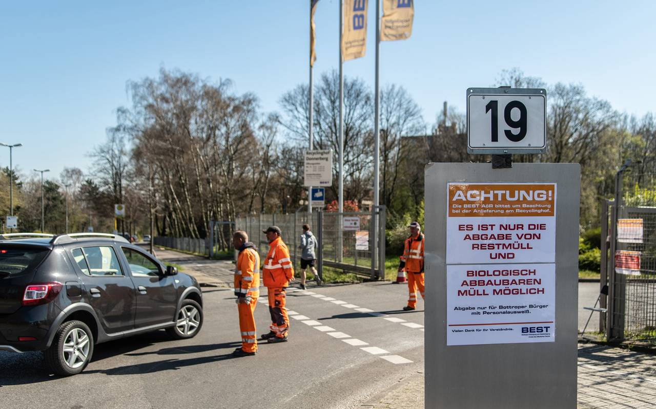 Der Recyclinghof Donnerberg in Bottrop