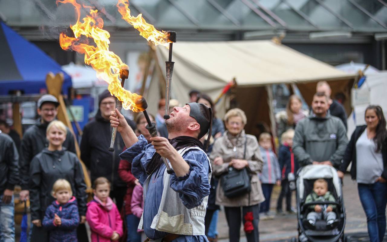 Auf dem Michaelismarkt in Bottrop
