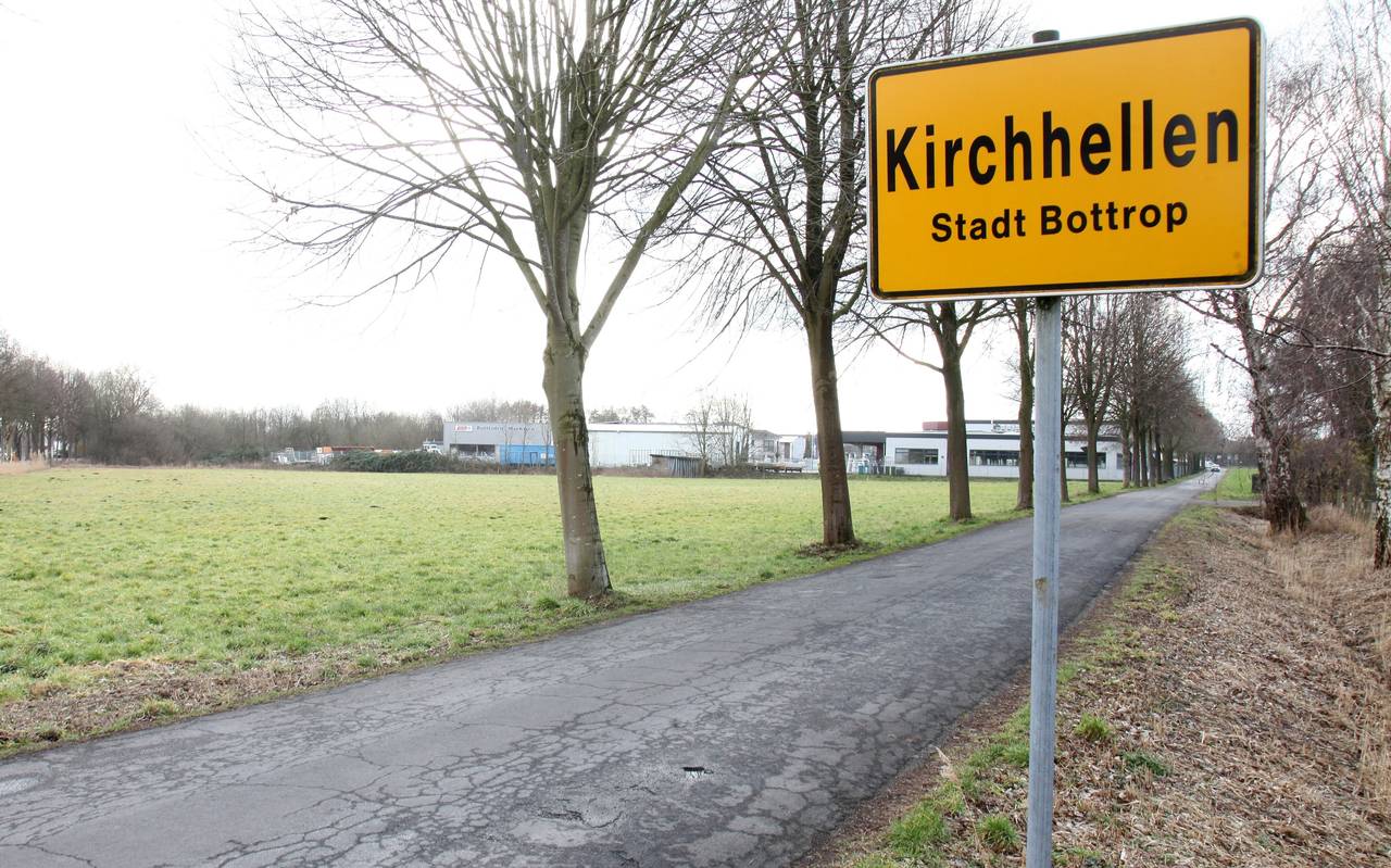 Die Fläche im Pinntal, auf der das neue Gewerbegebiet in Kirchhellen entstehen soll