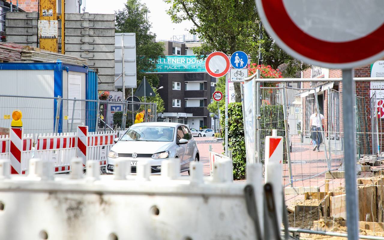Das Nadelöhr an der Hauptstraße in Kirchhellen