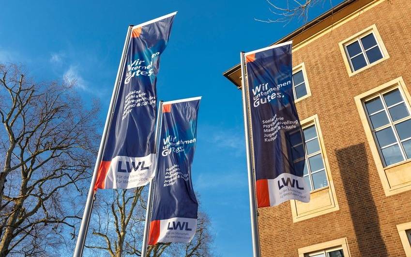 Fahnen des LWL (Landschaftsverband Westfalen-Lippe)