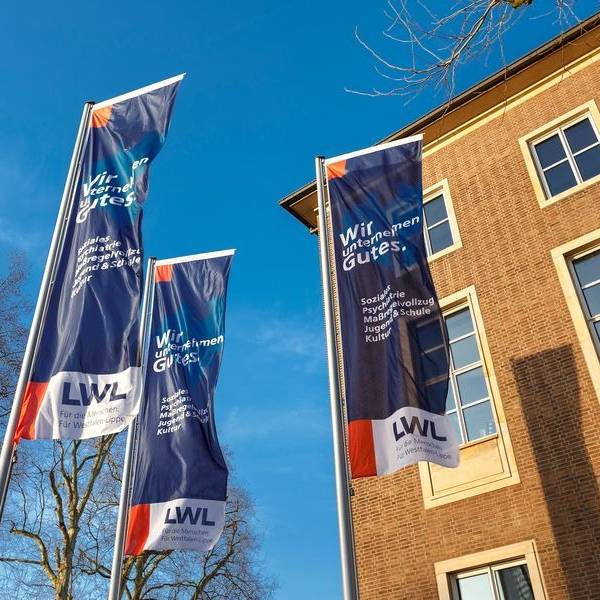 Fahnen des LWL (Landschaftsverband Westfalen-Lippe)