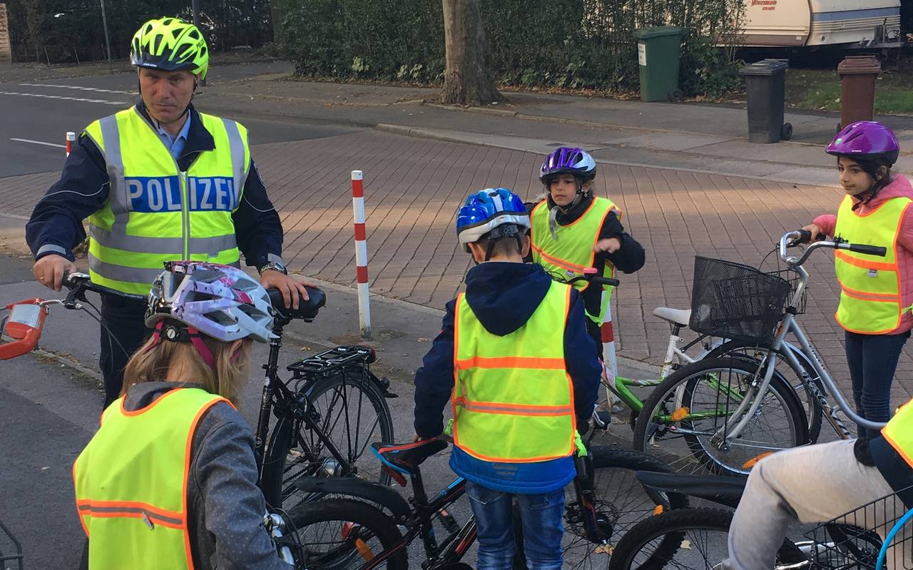 Ein Bild des Fahrradtrainings in Gladbeck.