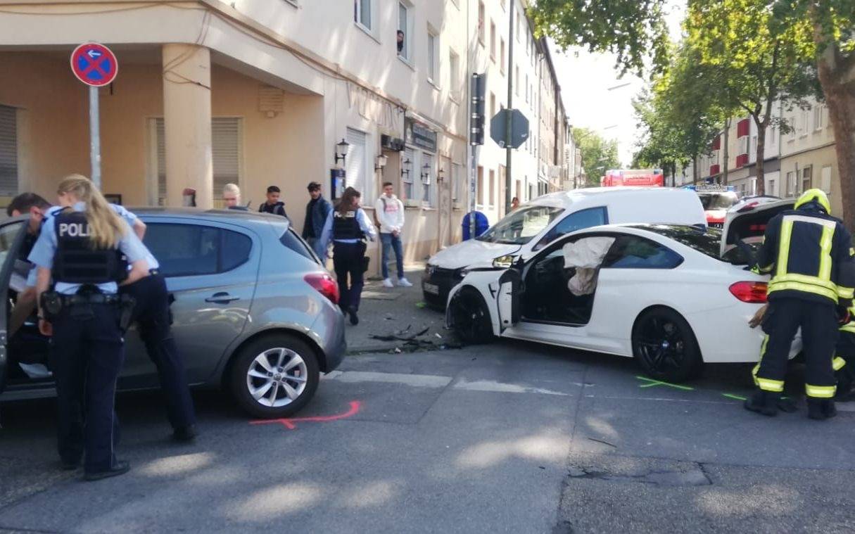 Unfall auf der Schalker Straße in Gelsenkirchen