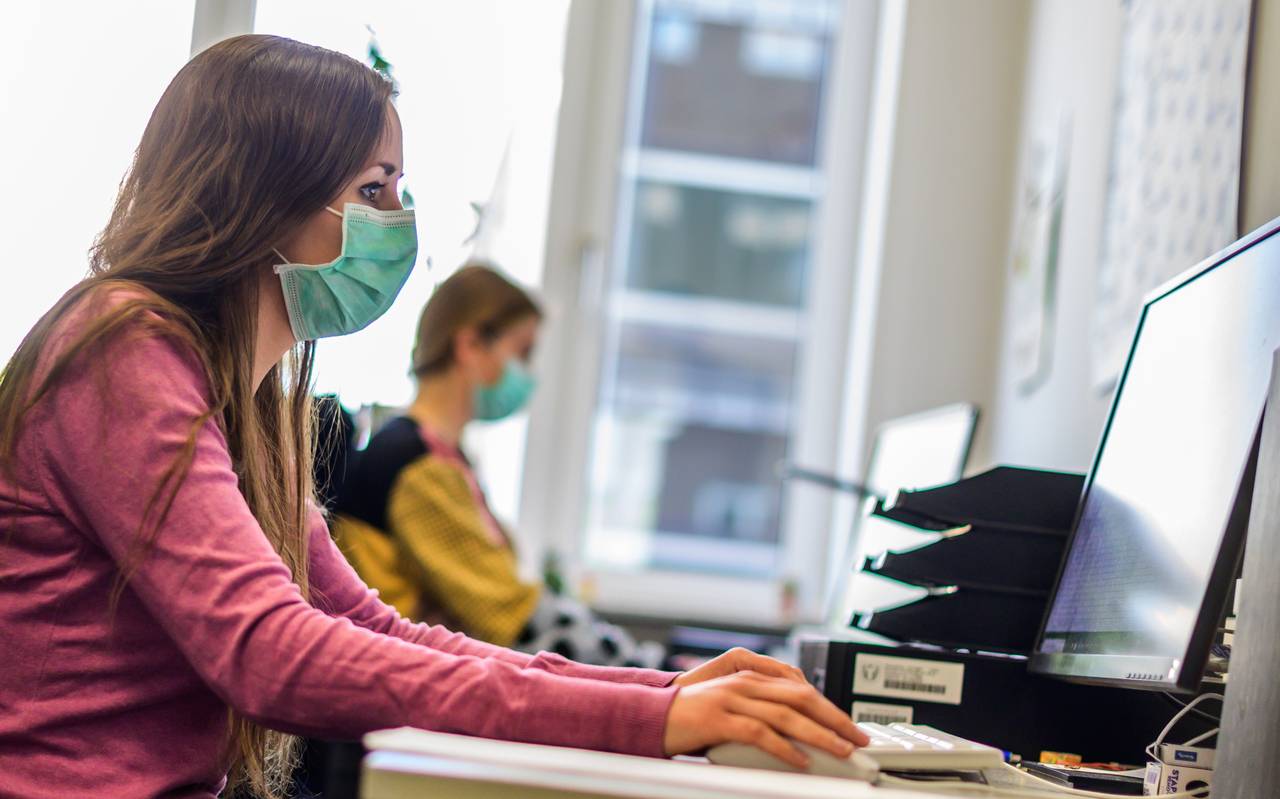 Mitarbeiter im Gesundheitsamt