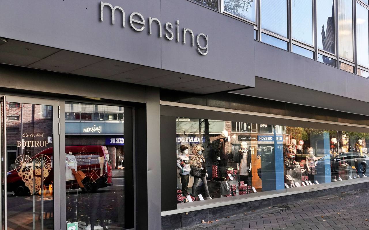 Der Eingang von Mensing in Bottrop