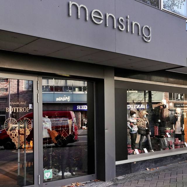 Der Eingang von Mensing in Bottrop