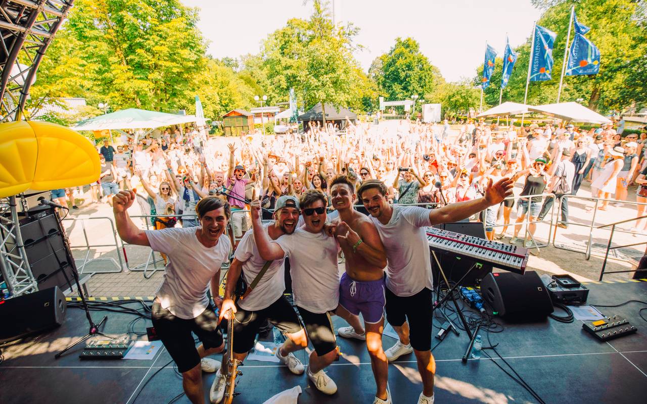 Max Im Parkhaus beim Juicy Beats 2019