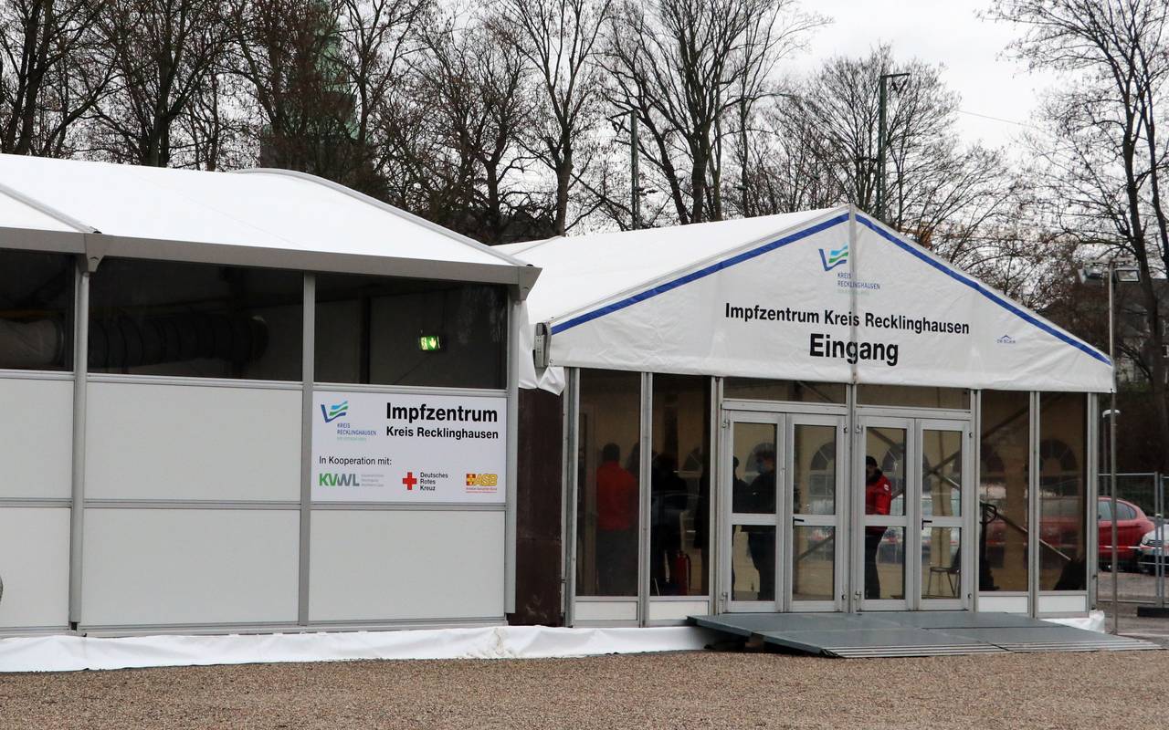 Das Impfzentrum in Recklinghausen