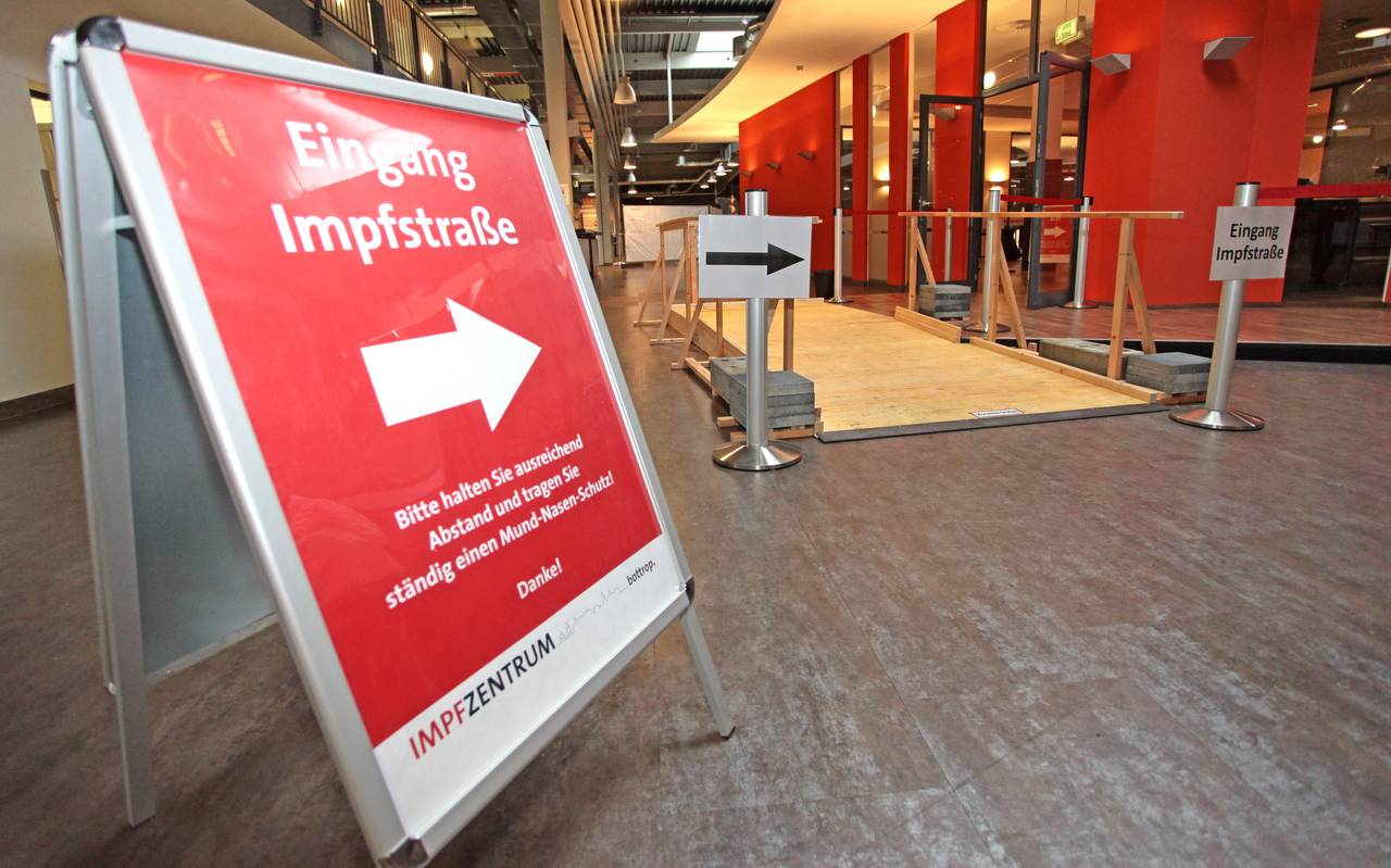 Im Impfzentrum in Bottrop