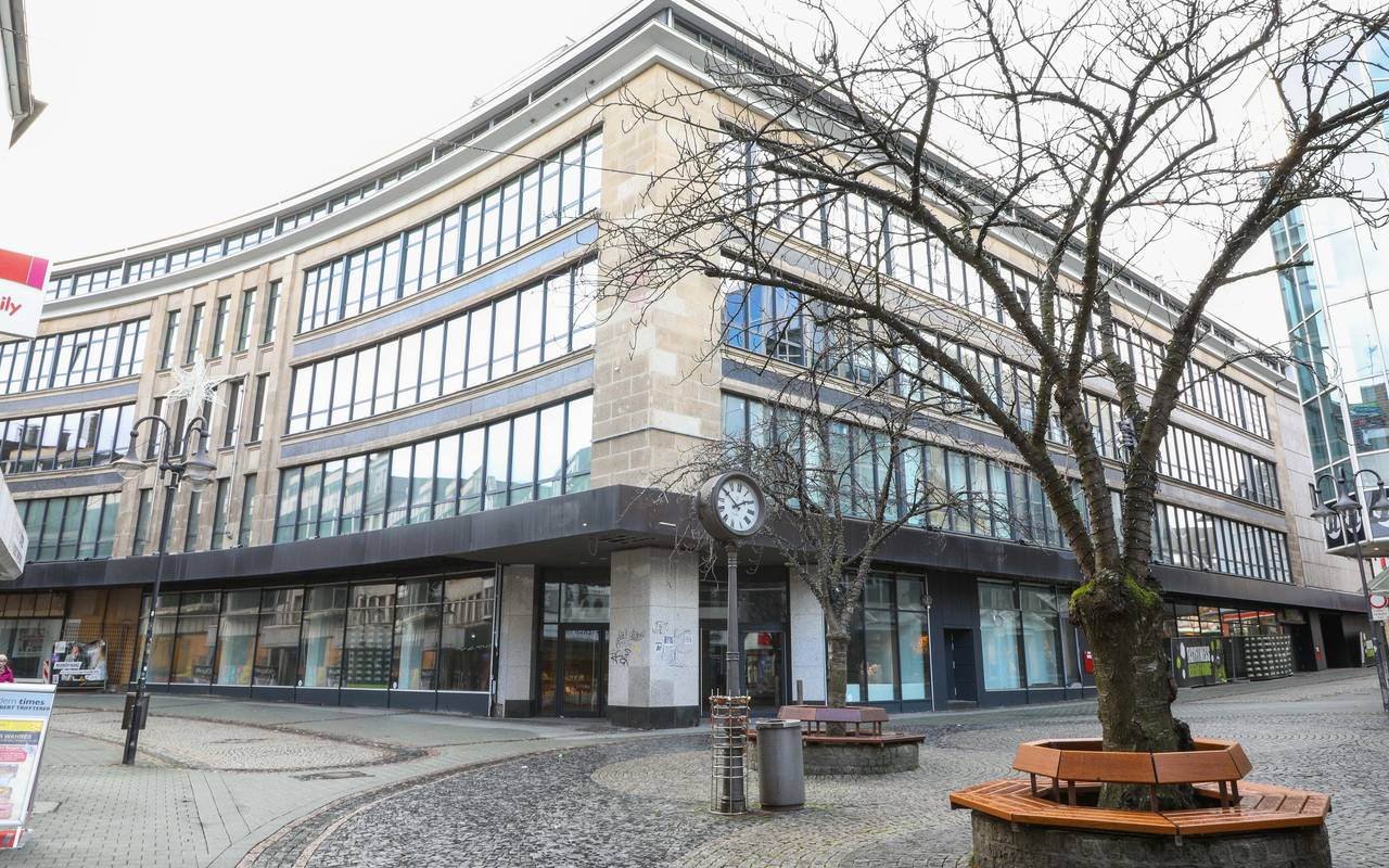 Die leerstehenden Althoff-Arkaden in der Bottroper Innenstadt