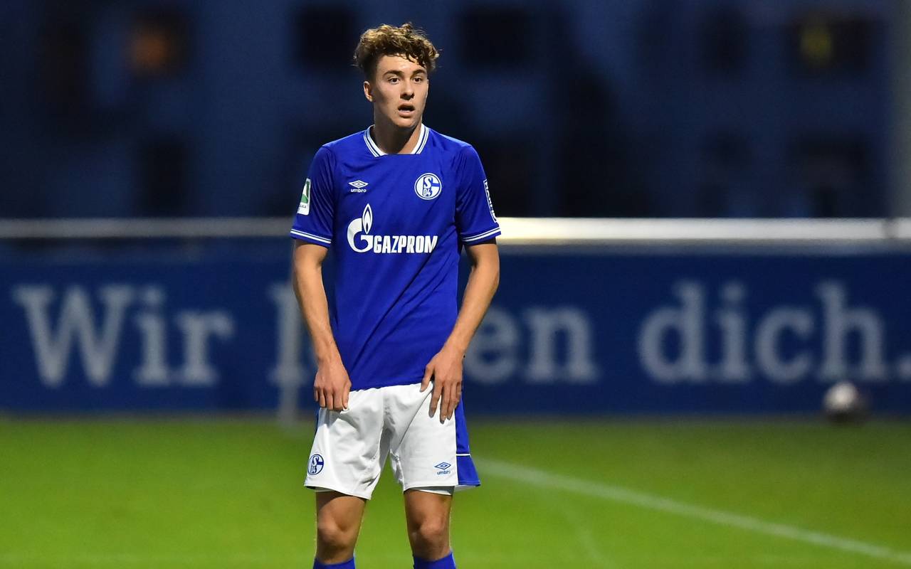 Schalkes Matthew Hoppe auf dem Platz