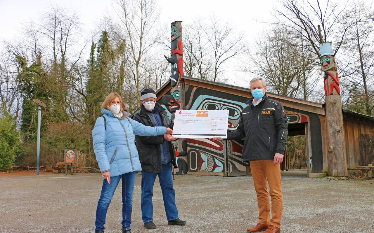 Spendenübergabe ZOOM Erlebniswelt