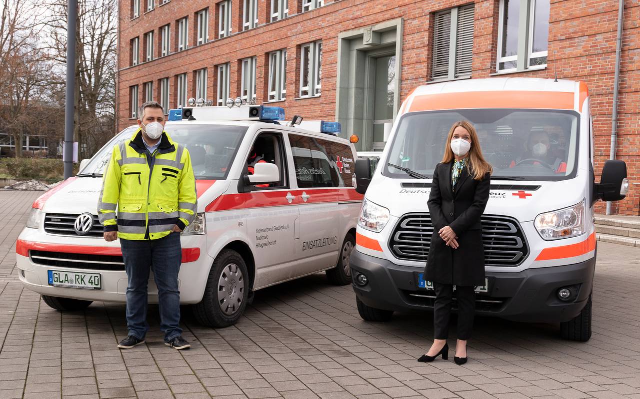 Fahrdienst DRK Gladbeck Impfung Impfzentrum