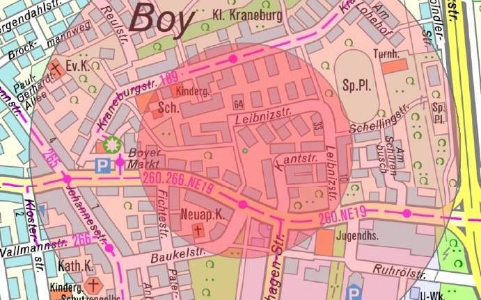 Bombenfund in Bottrop-Boy