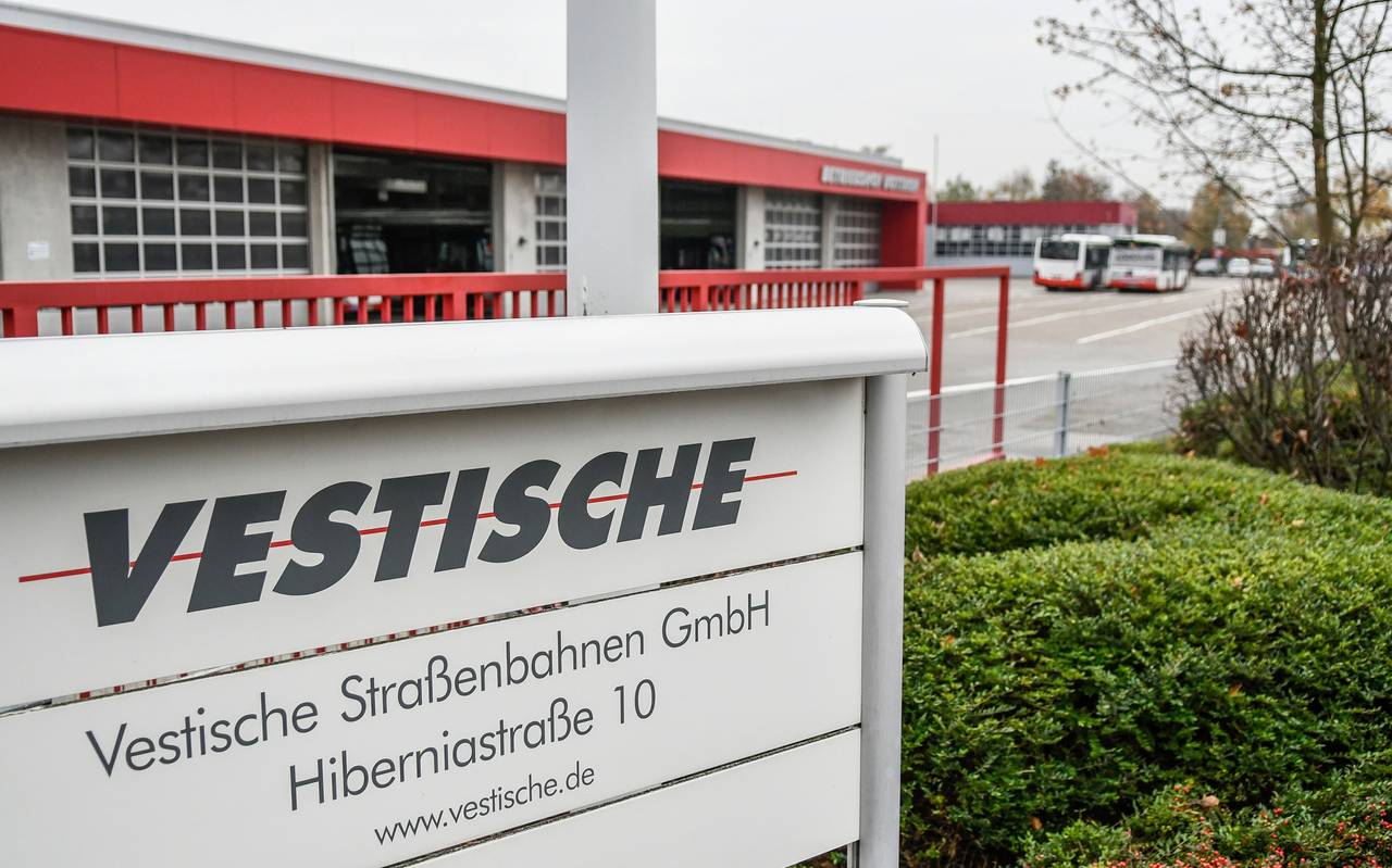 Der Betriebshof der Vestischen in Bottrop-Eigen