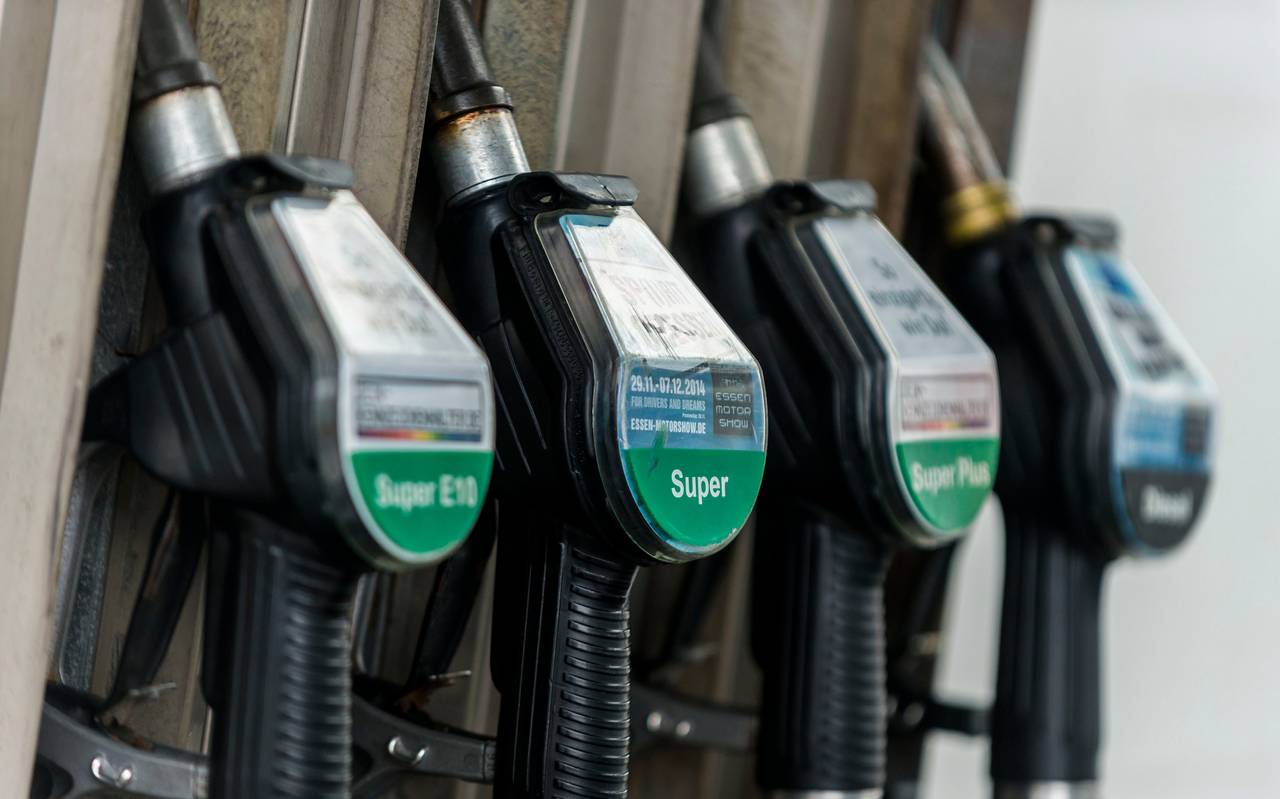 Zapfsäule an einer Tankstelle