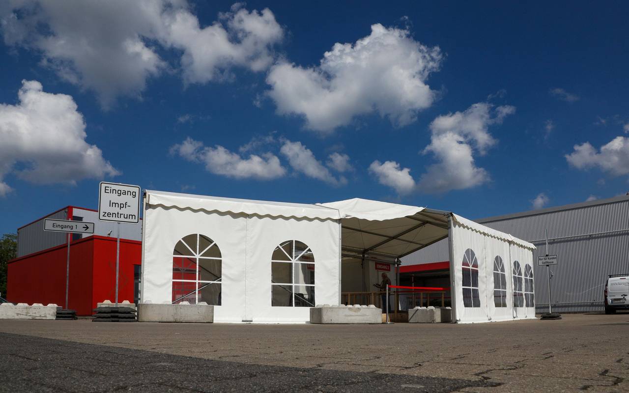 Das Bottroper Impfzentrum von außen