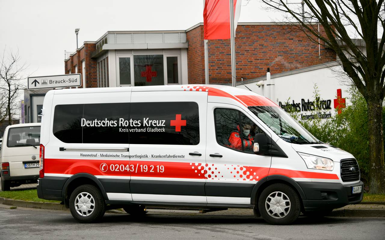 Ein Wagen des DRK Gladbeck