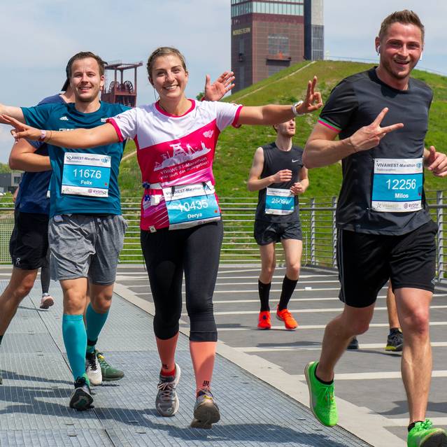 Läufer beim Vivawest-Marathon 2019
