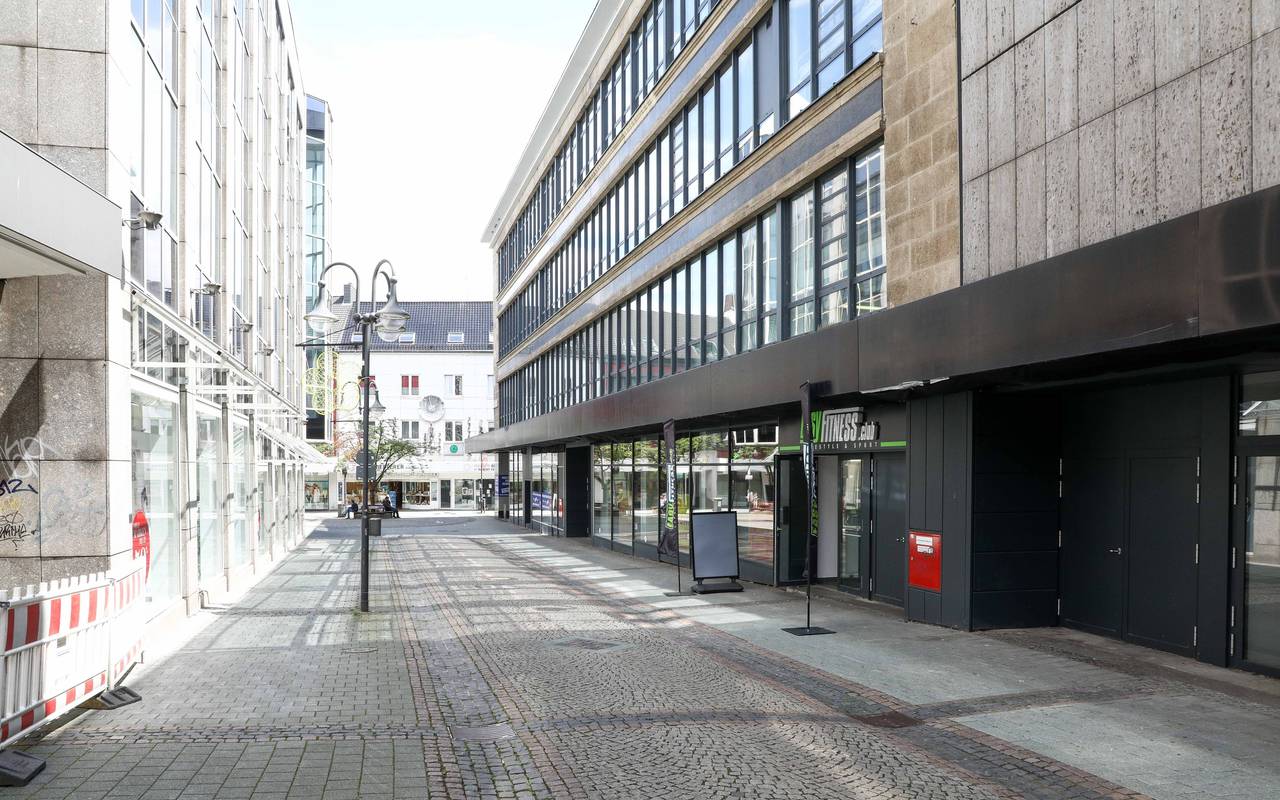 Das leerstehende ehemalige Karstadt-Haus in der Bottroper Innenstadt