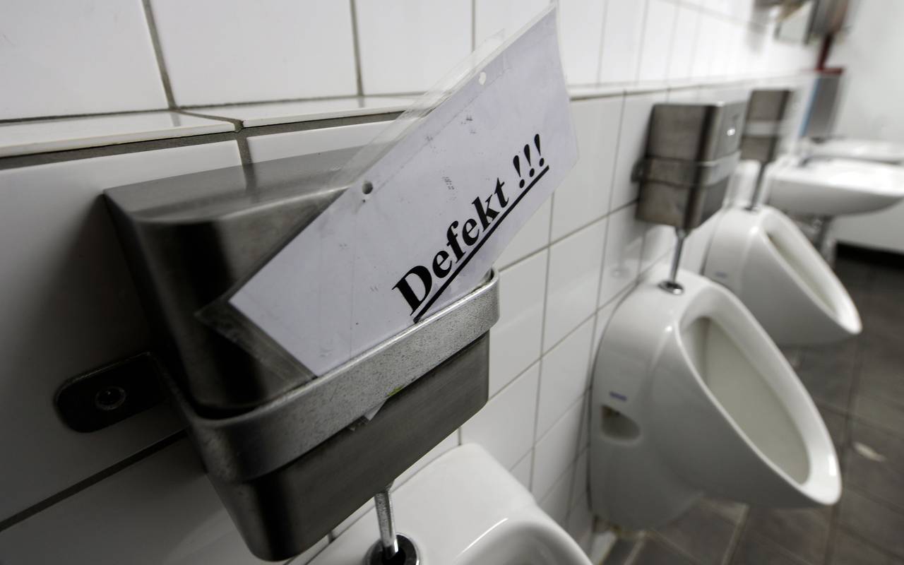Die öffentlichen Toiletten am Gladbecker Rathaus