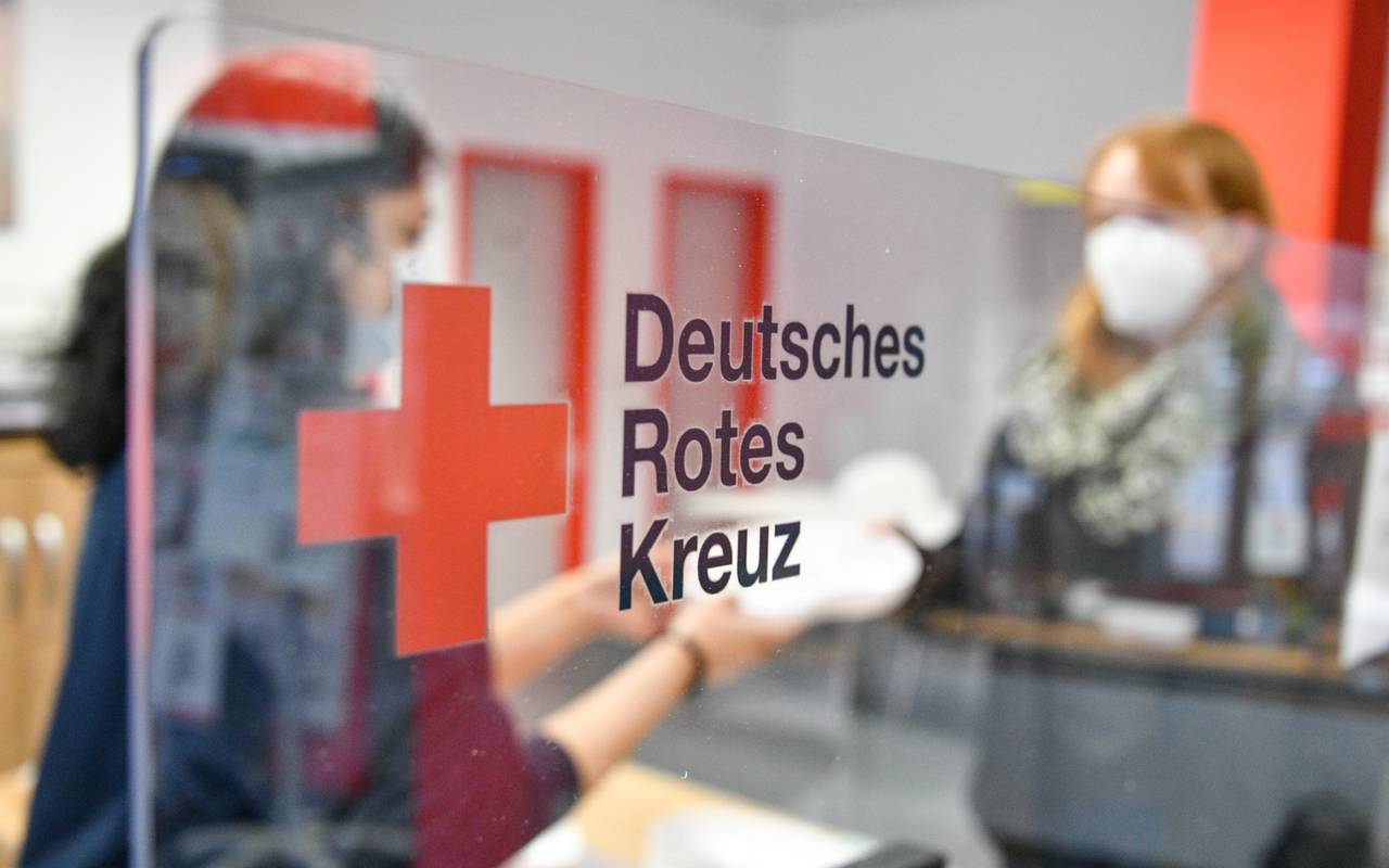 Im Testzentrum des DRK in Gladbeck