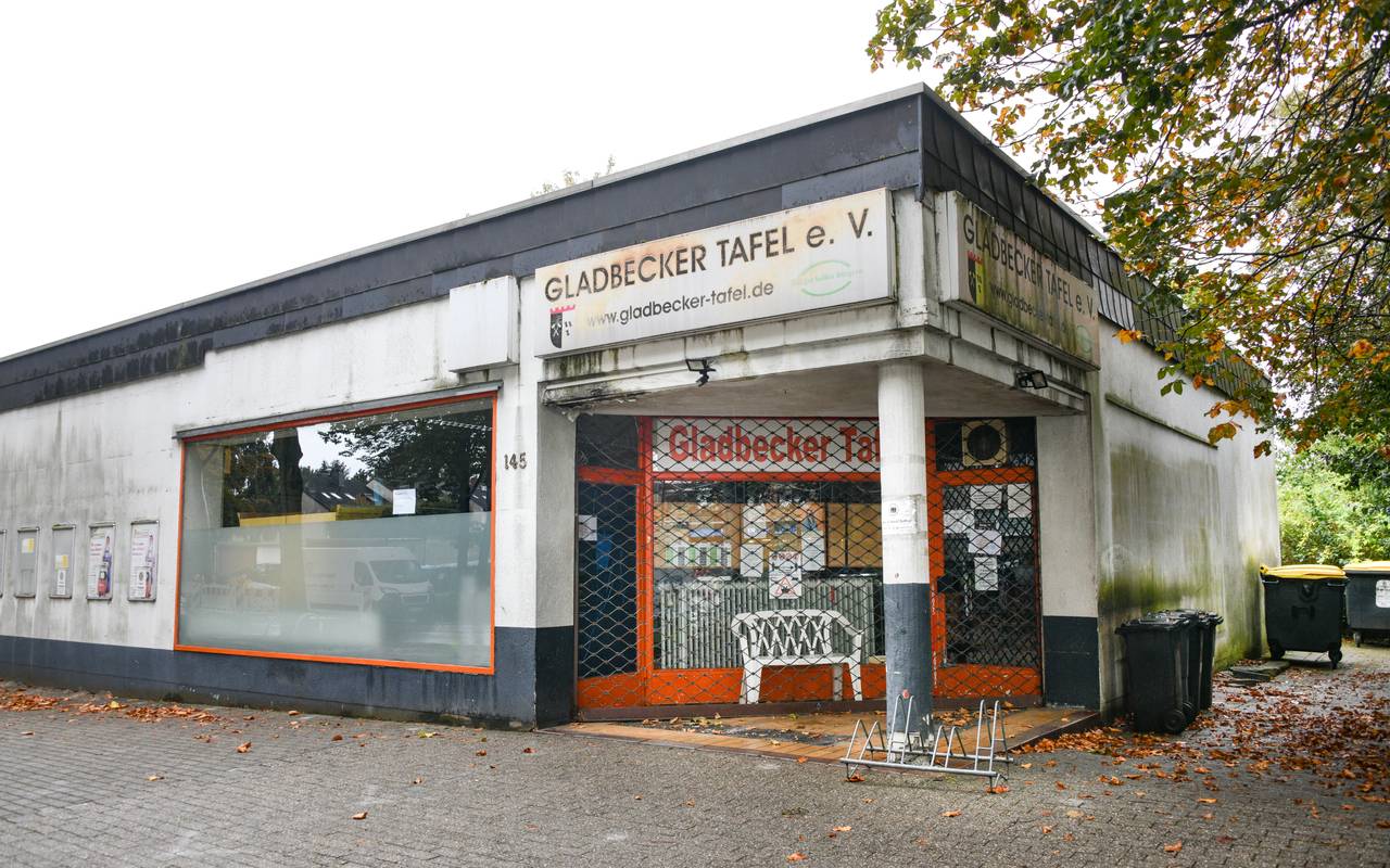 Die Ausgabestelle der Gladbecker Tafel an der Bülser Straße
