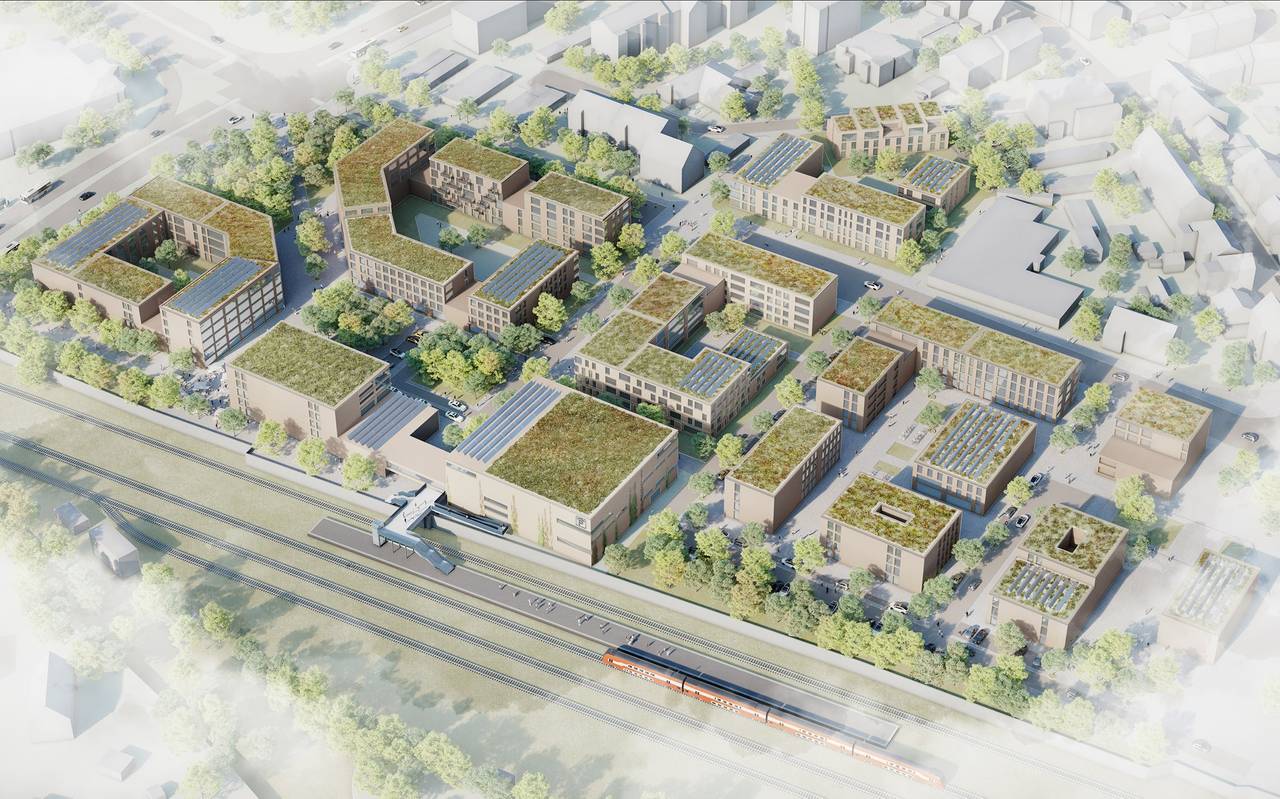 Visualisierung des Bauprojekts "Bahnhof Gladbeck West"