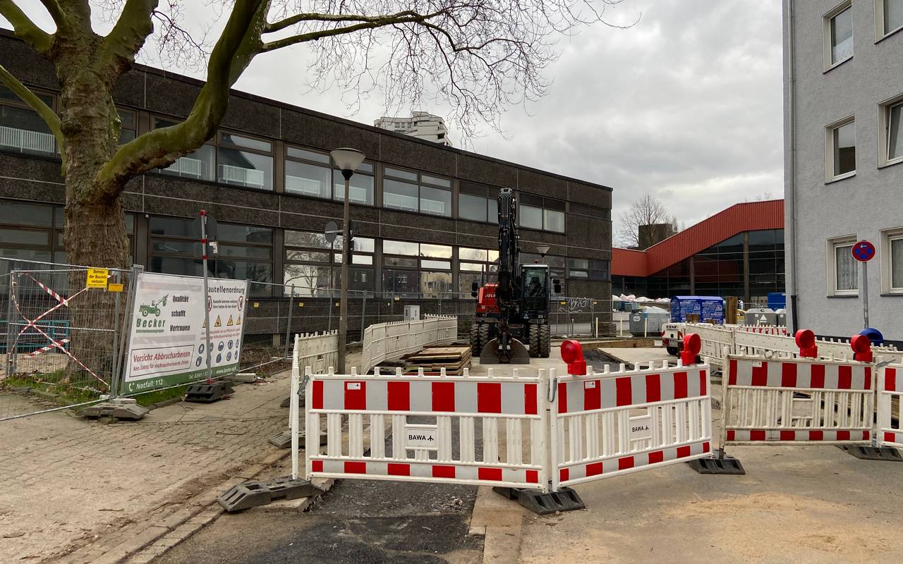 Abriss Zentralbad Gelsenkirchen