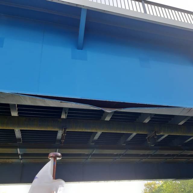 Schaden an der Kanalbrücke Grothusstraße in Gelsenkirchen
