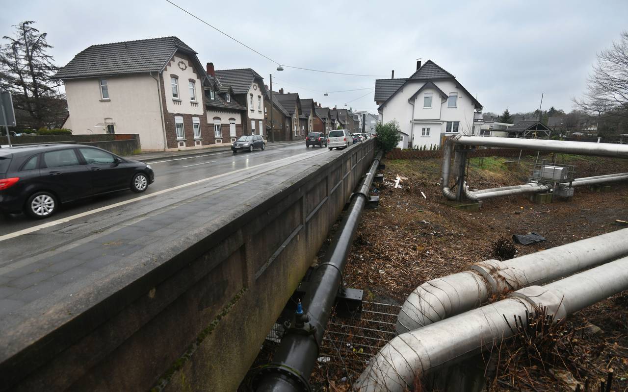 Die alte Zechenbahnbrücke an der Horster Straße in Bottrop