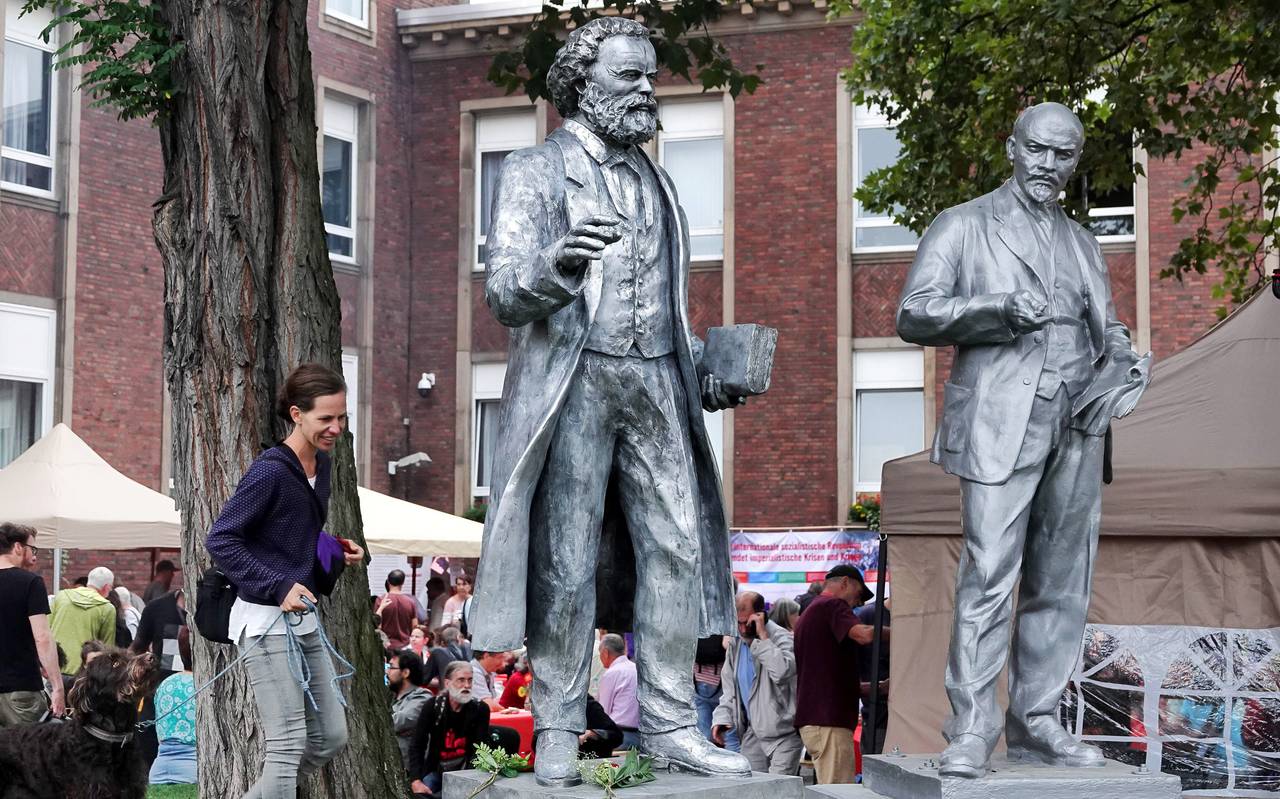 Die Karl-Marx-Statue in Gelsenkirchen-Horst