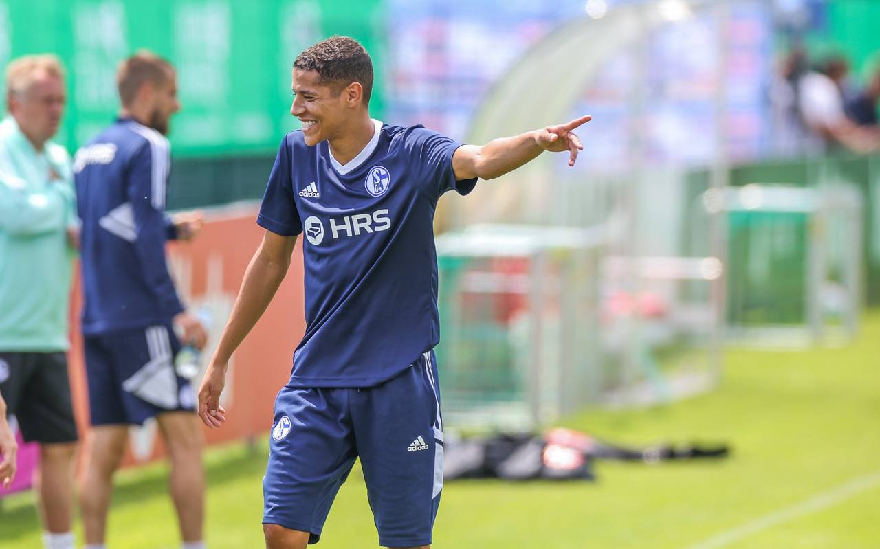 Amine Harit auf dem Trainingsplatz
